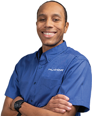 Vulcraft employee Drew Laws