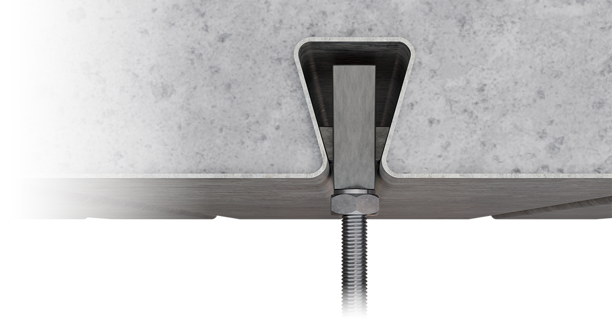 Vulcraft Pintail hanger graphic